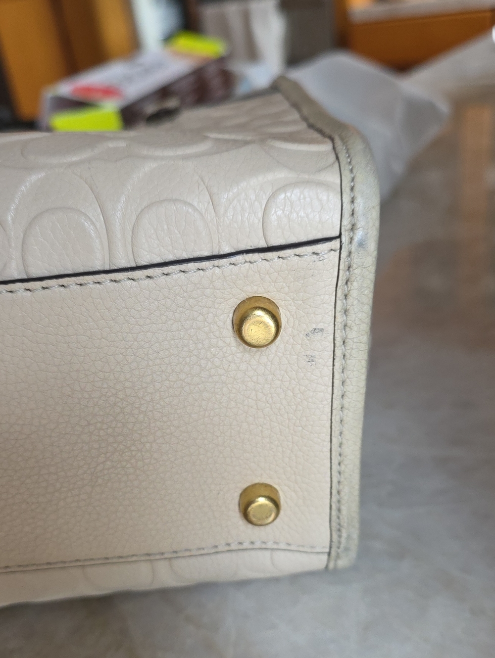 Coach Field Tote 22 In Signature LEATHER - Picture 6 of 16